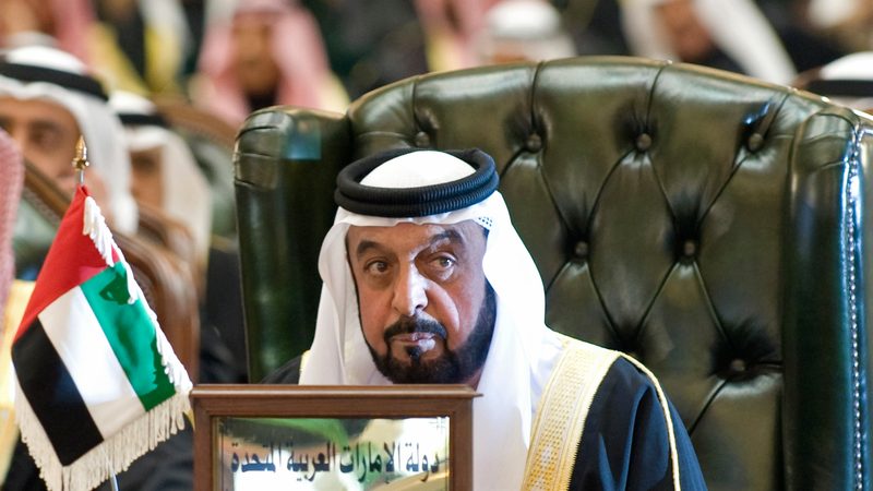 United Arab Emirates' President Sheikh Khalifa bin Zayed al-Nahyan