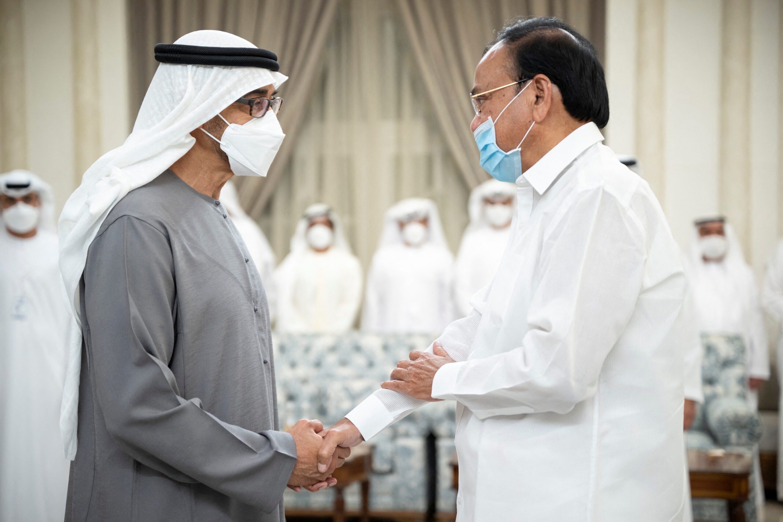 India's vice president Venkaiah Naidu offers condolences to Sheikh Mohammed bin Zayed al-Nahyan