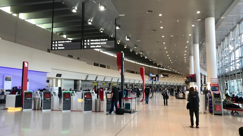 Perth airport in Western Australia
