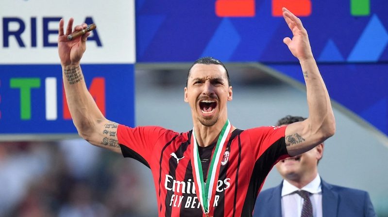 Zlatan Ibrahimovic helped AC Milan win the Serie A title this season