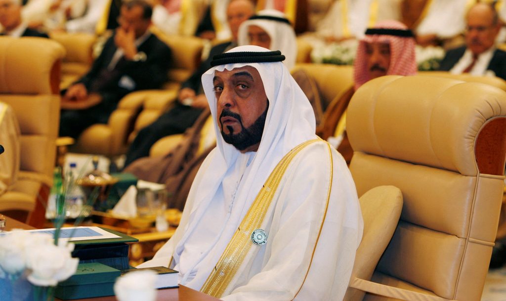United Arab Emirates President Sheikh Khalifa bin Zayed al-Nahayan attending the opening ceremony of the Arab summit in Riyadh March 28, 2007. Arab leaders officially began a two-day summit in Saudi Arabia that relaunched an Arab initiative for peace with Israel