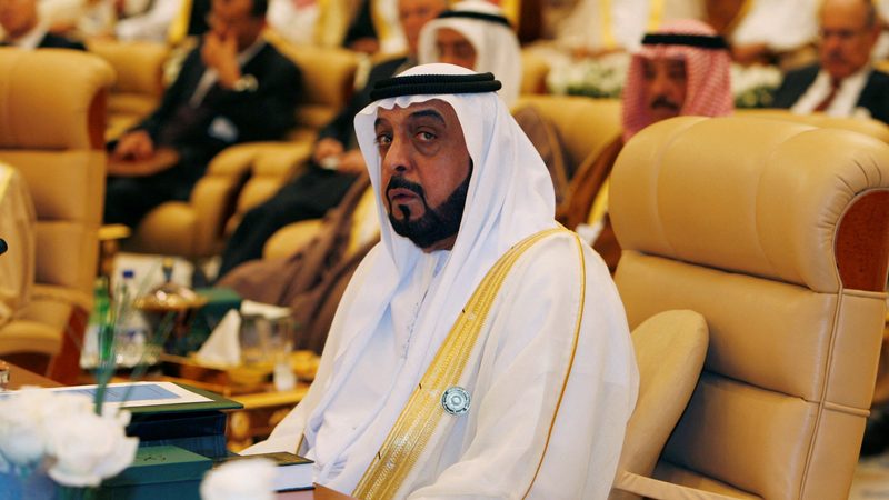 United Arab Emirates President Sheikh Khalifa bin Zayed al-Nahayan attending the opening ceremony of the Arab summit in Riyadh March 28, 2007. Arab leaders officially began a two-day summit in Saudi Arabia that relaunched an Arab initiative for peace with Israel