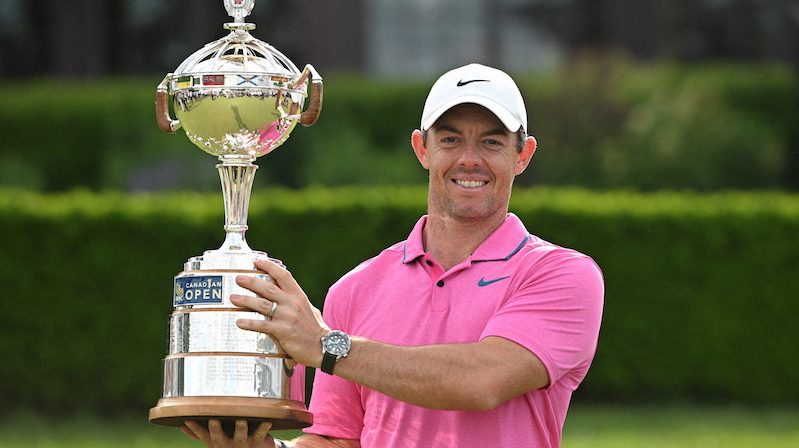 Rory McIlroy was winning the Canadian Open, and a cheque for $1.5 million, at the same time as the new LIV Golf series began