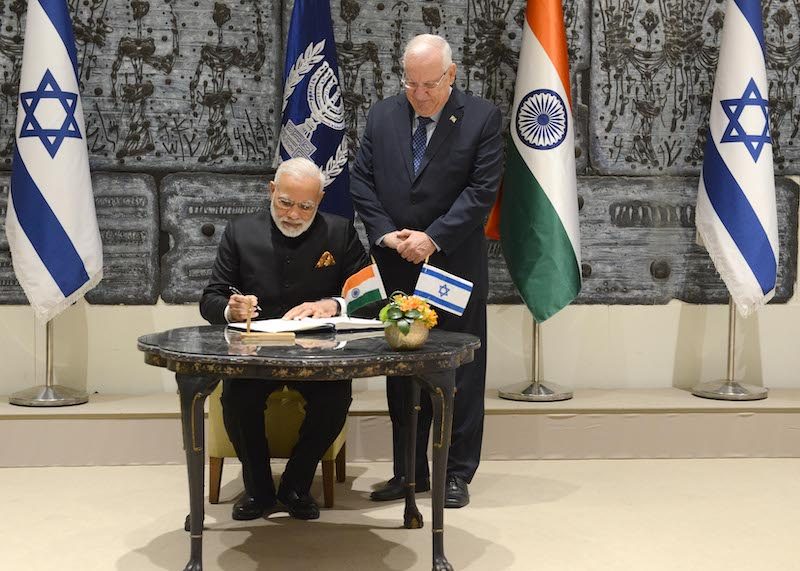 Narendra Modi in Israel