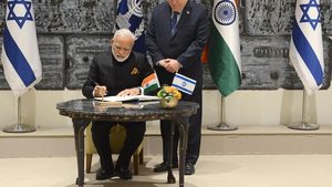 Narendra Modi in Israel