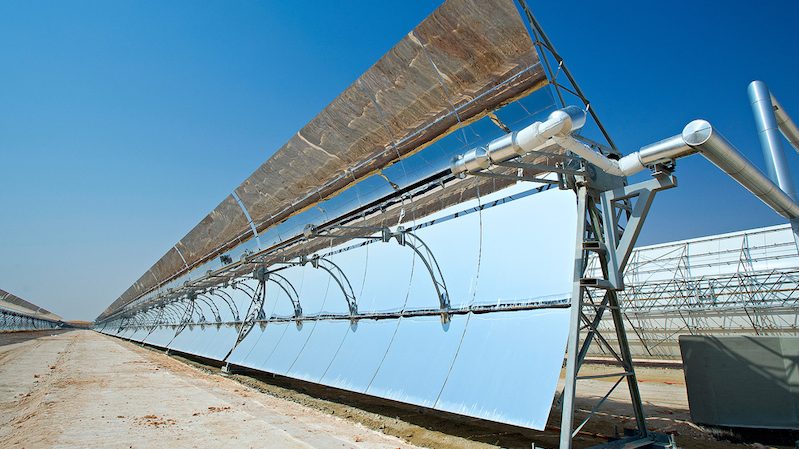 Shams solar power plant