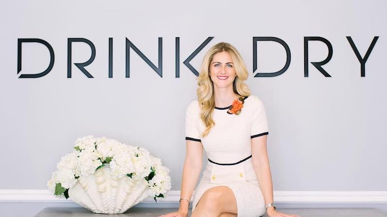 Erika Blazeviciute Doyle, the founder of Drink Dry