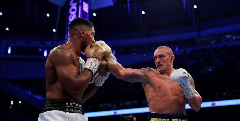 Anthony Joshua lost his titles to Oleksandr Usyk when they first met last year