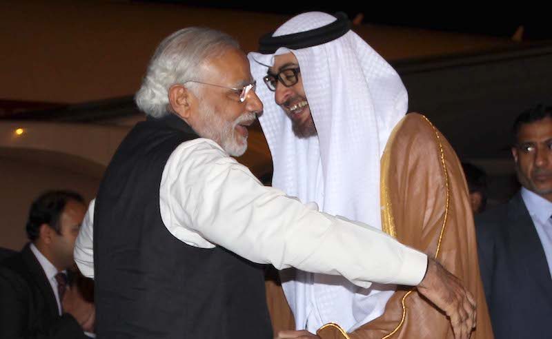 UAE president Sheikh Mohamed bin Zayed Al Nahyan and India's prime minister Narendra Modi joined the call