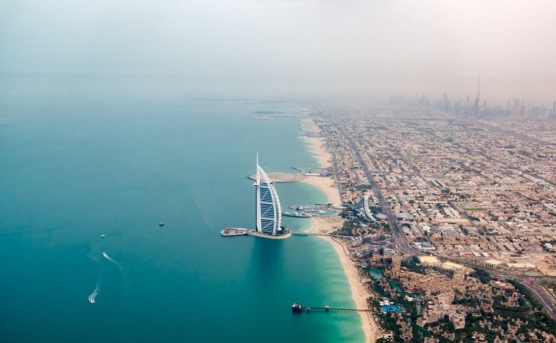 Dubai's coastline
