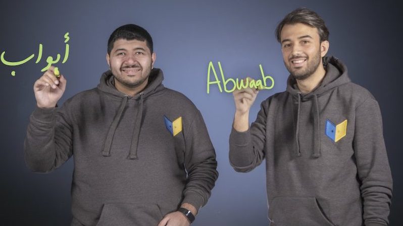 Abwaab founders Hussein Al-Sarabi and Hamdi Tabbaa