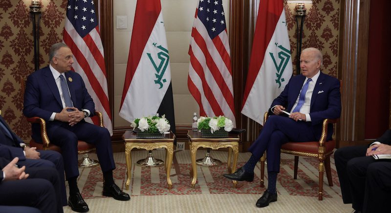 President Biden meets with Iraqi prime minister Mustafa al-Kadhimi