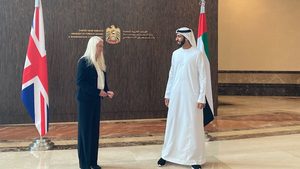 Amanda Milling MP, meets UAE minister of state Sheikh Shakbout