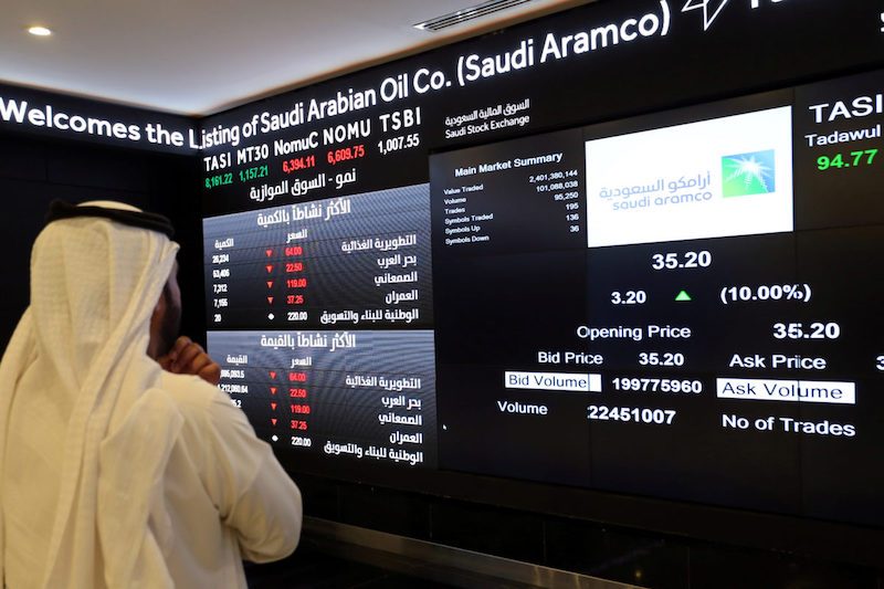 The PIF has stakes in 22 listed companies, including Saudi Aramco