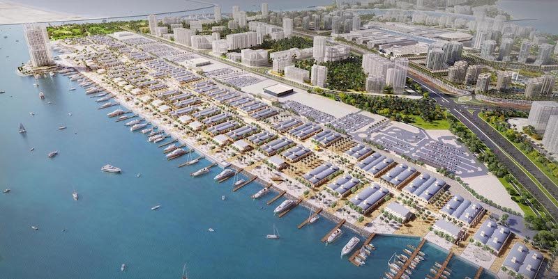 Dubai Islands marinas