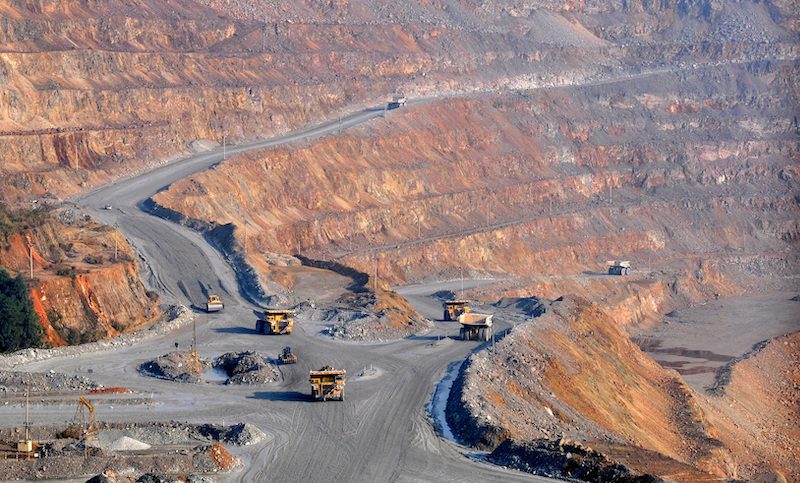 Stock photo of a copper mine. Saudi reported $8bn of foreign direct investment in mining last year