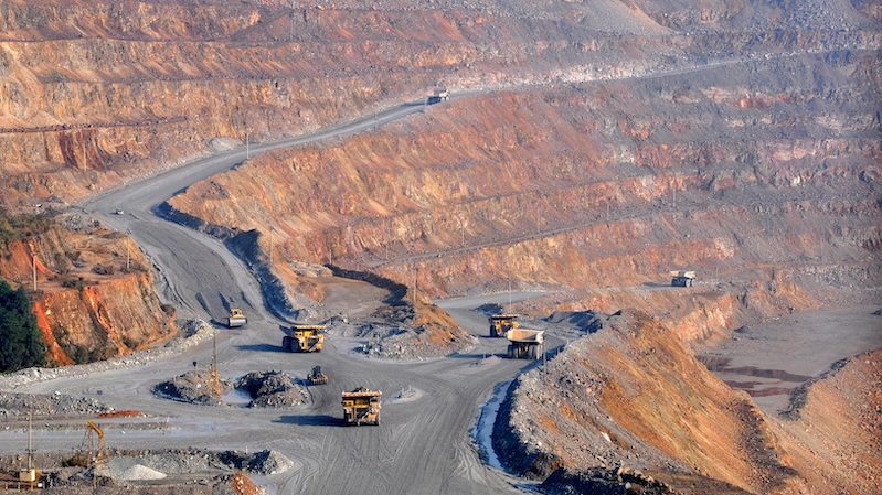 Stock photo of a copper mine. Saudi reported $8bn of foreign direct investment in mining last year