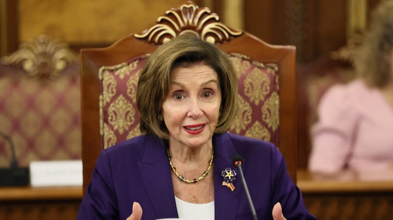 US Speaker Nancy Pelosi in Yerevan, Armenia, on September 18