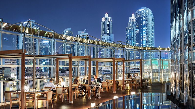 The Armani Hotel in Dubai which markets itself as "Tailored Hospitality"