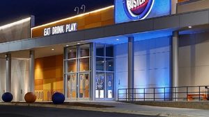 Each Dave & Buster's has a full-service restaurant and a video arcade