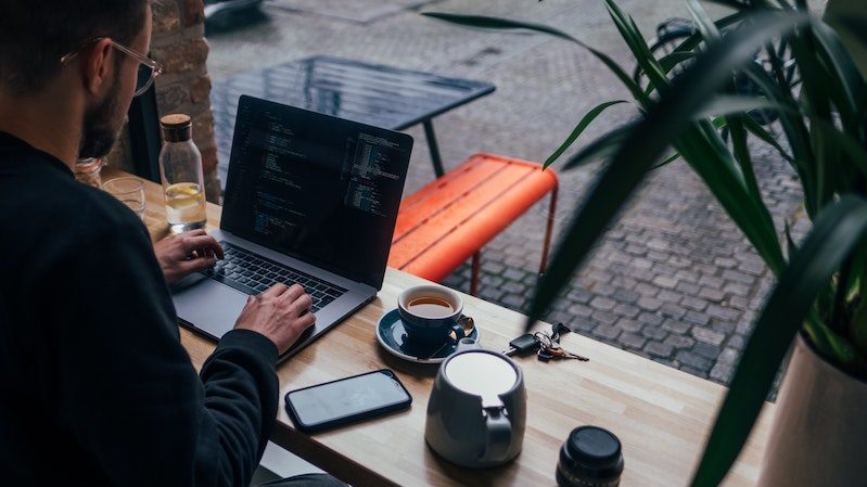 Man on laptop