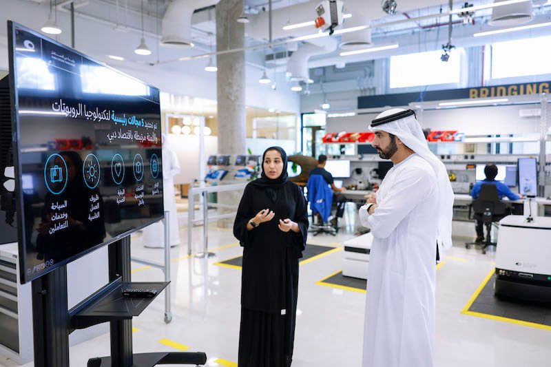 Sheikh Hamdan said the program will provide 200,000 robots over the next 10 years to increase efficiency and productivity