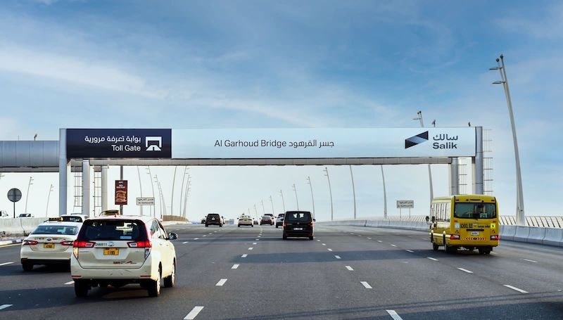 Toll usage revenue represented 87% of Salik's total revenue of AED2.1 billion last year