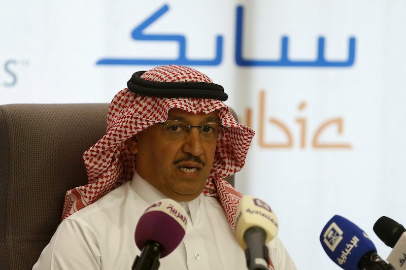 Yousef Abdullah al-Benyan, acting chief executive of Saudi Basic Industries Corp (SABIC)