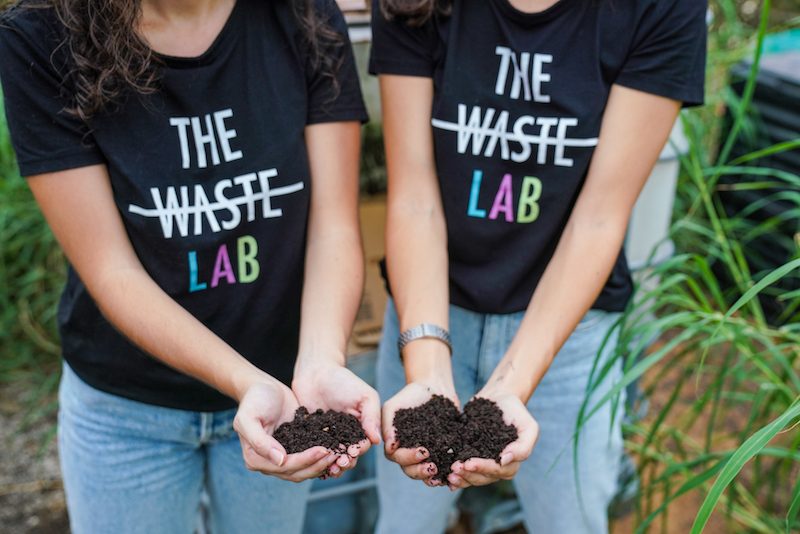 food waste turned into compost