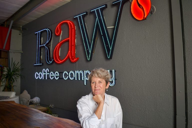 Kim Thompson, co-owner and managing director of Raw Coffee Company