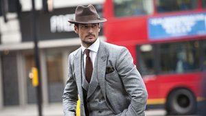 Coat, Clothing, Suit