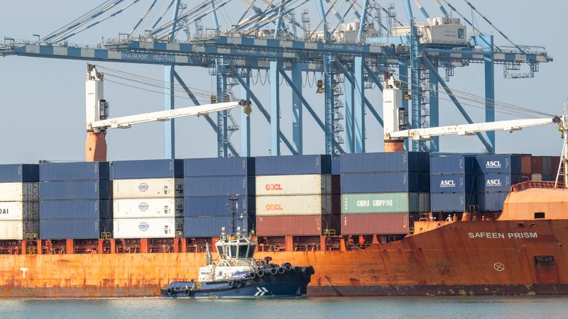 Khalifa Port serves more than 25 container shipping lines