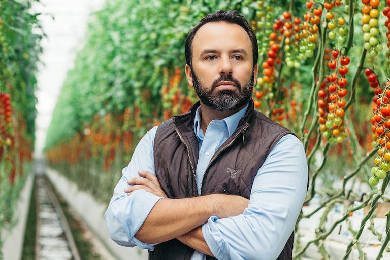 Sky Kurtz, co-founder of Pure Harvest Smart Farms. Picture: Pure Harvest