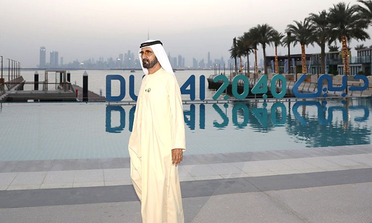 Sheikh Mohammed launched phase 2 of the Dubai 2040 plan on Monday