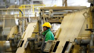 Worker at an oil shale power plant. The white paper calls on the UAE and UK to help oil and gas workers transfer their skills to renewable industries