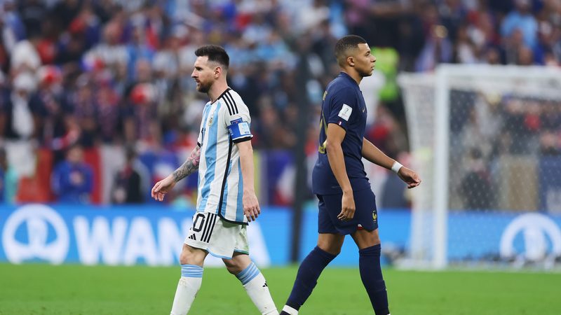 Lionel Messi and Kylian Mbappé went head to head in the World Cup final as PSG players