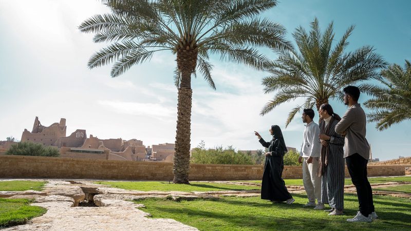 The stopover visa helps tourists visit destinations such as Al-Turaif district in Diriyah, one of Saudi’s six UNESCO World Heritage Sites