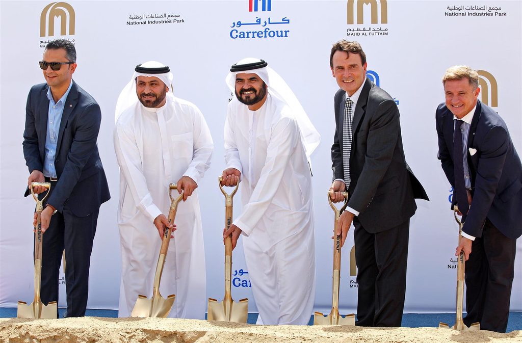 Majid Al Futtaim opening a new Carrefour centre in Dubai in 2017. The group has collaborated with Standard Chartered on several green initiatives