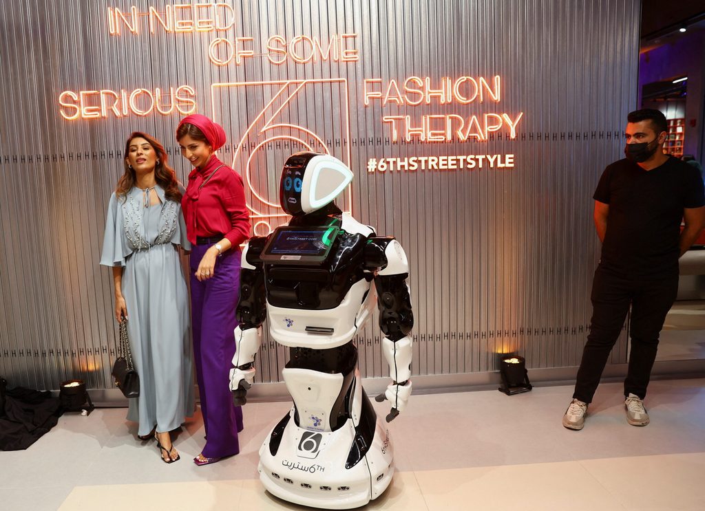 A new "phygital" store opened in Dubai in September, which is where shoppers get both a physical and virtual experience