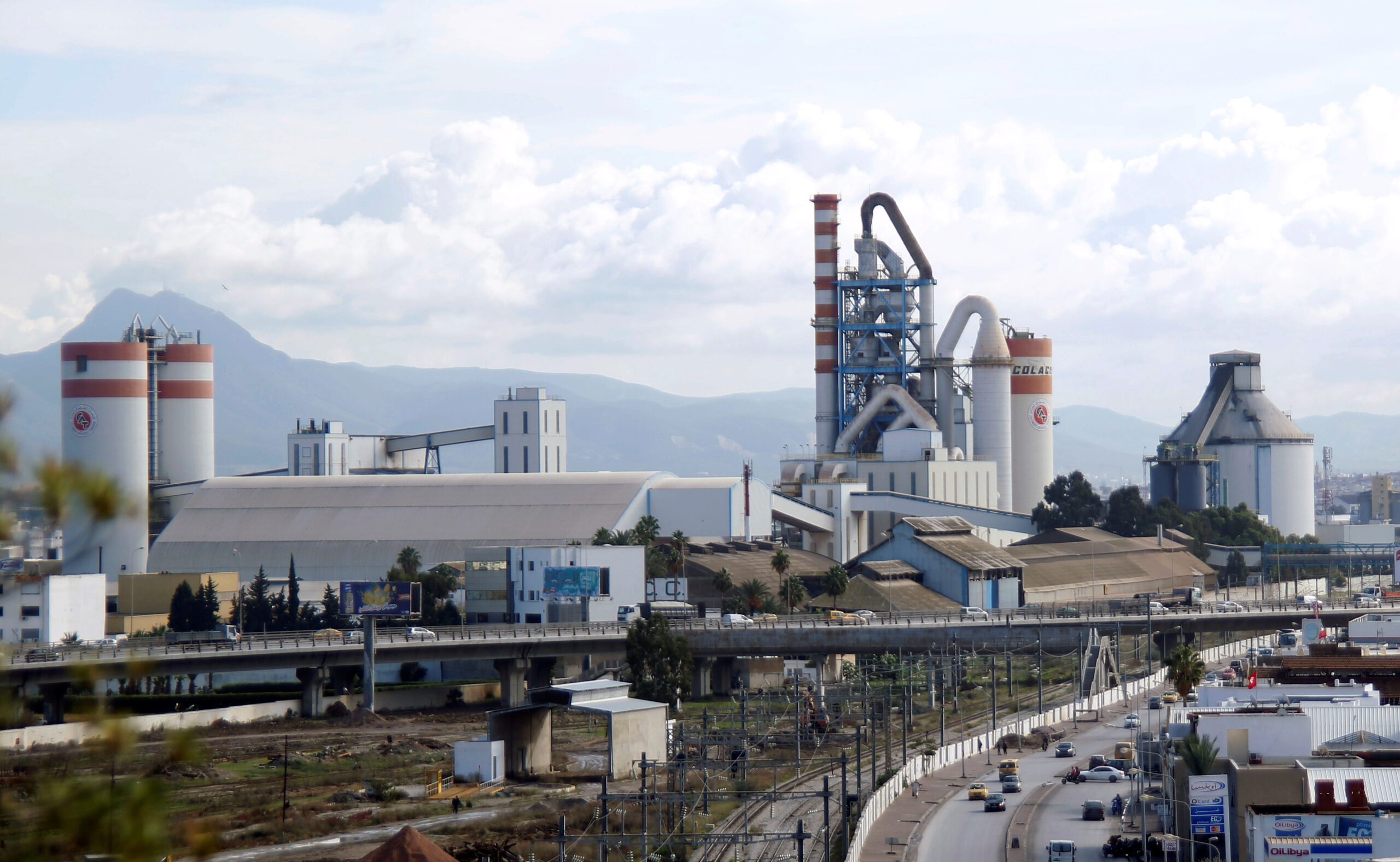 A cement factory in Tunis. Some of the region's biggest producers reported higher revenues but lower profits in 2022
