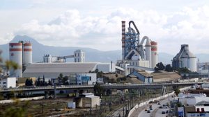 A cement factory in Tunis. Some of the region's biggest producers reported higher revenues but lower profits in 2022