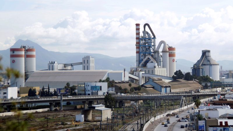 A cement factory in Tunis. Some of the region's biggest producers reported higher revenues but lower profits in 2022