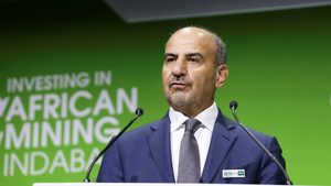 Khalid Al Mudaifer, seen at a mining investment event in South Africa, says opportunities worth $32bn are on offer