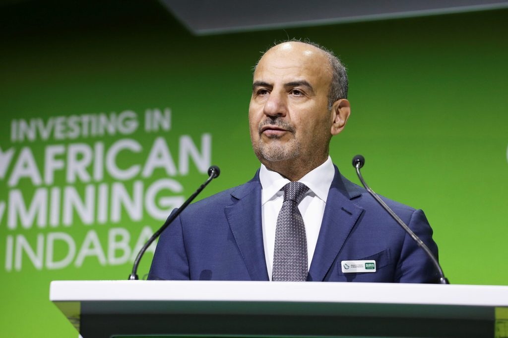 Khalid Al Mudaifer, seen at a mining investment event in South Africa, says opportunities worth $32bn are on offer
