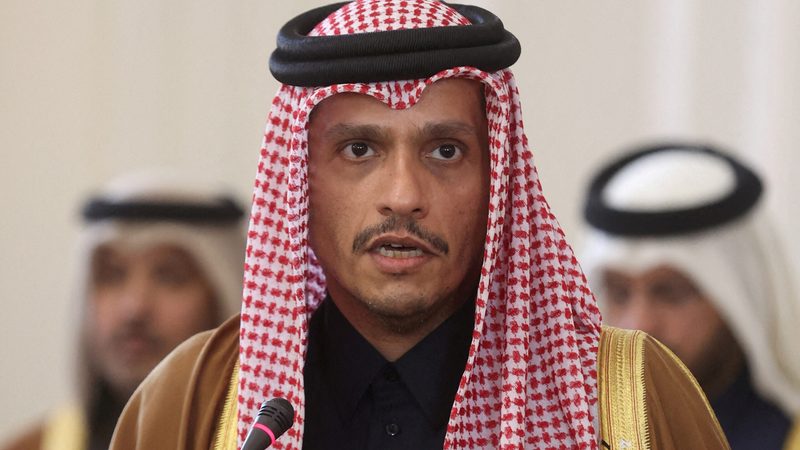 Qatari deputy prime minister and foreign minister Sheikh Mohammed bin Abdulrahman Al Thani