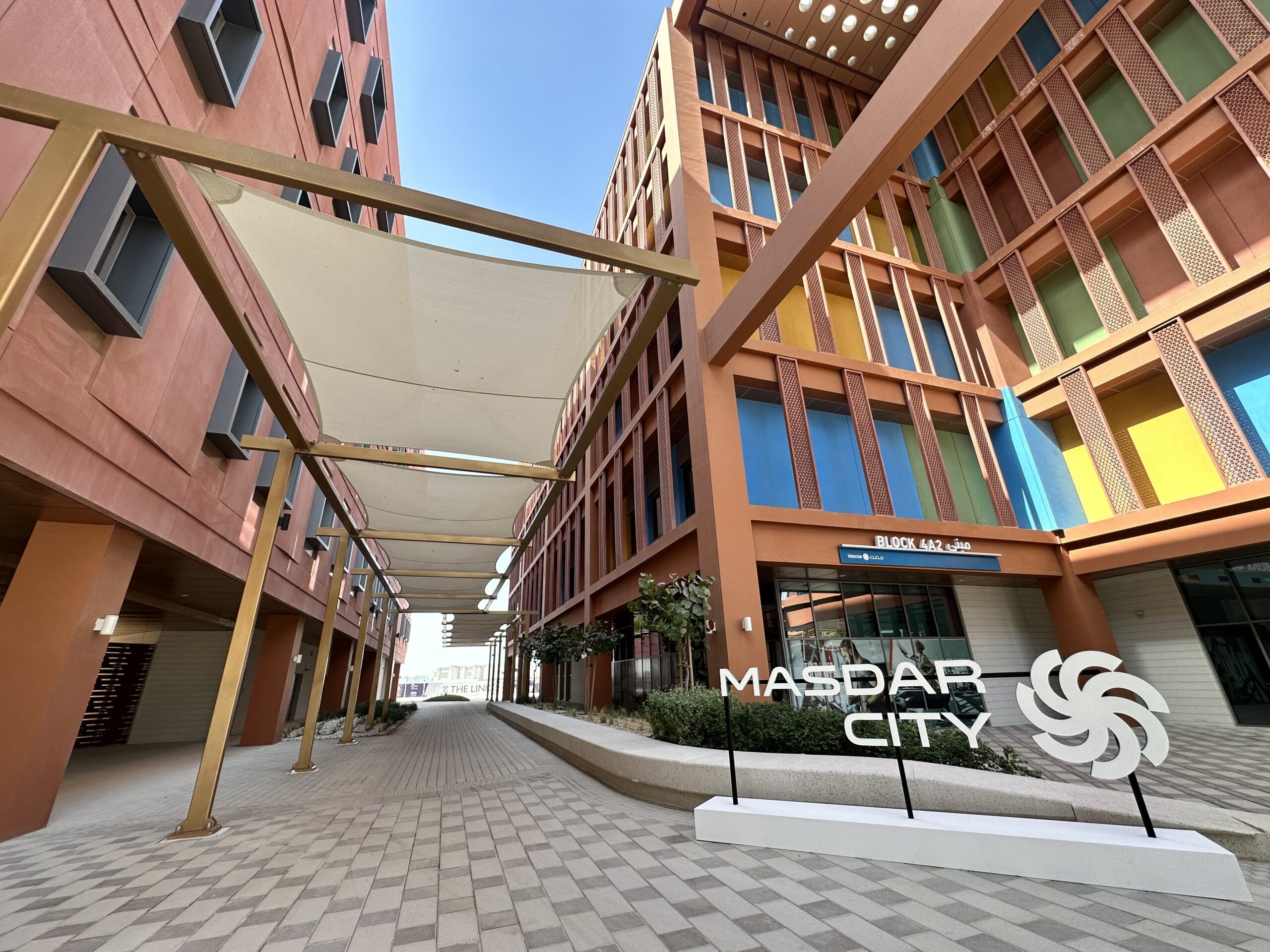 Masdar's base of Masdar City is focused on sustainability