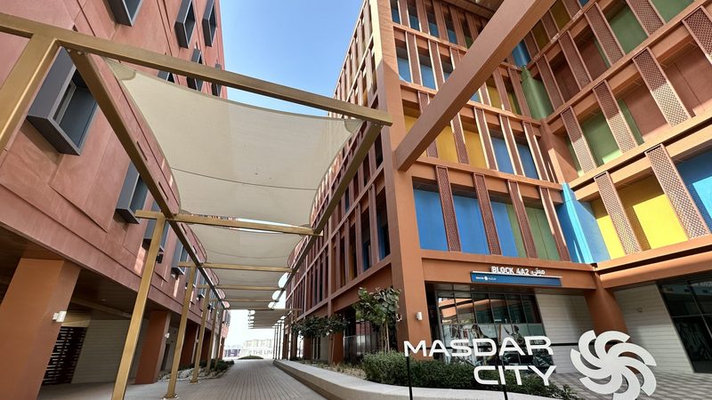 Masdar's base of Masdar City is focused on sustainability
