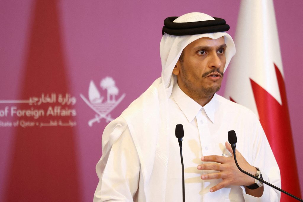 Qatar's new prime minister Sheikh Mohammed, pictured in Doha last November, will inherit a rebounding private sector