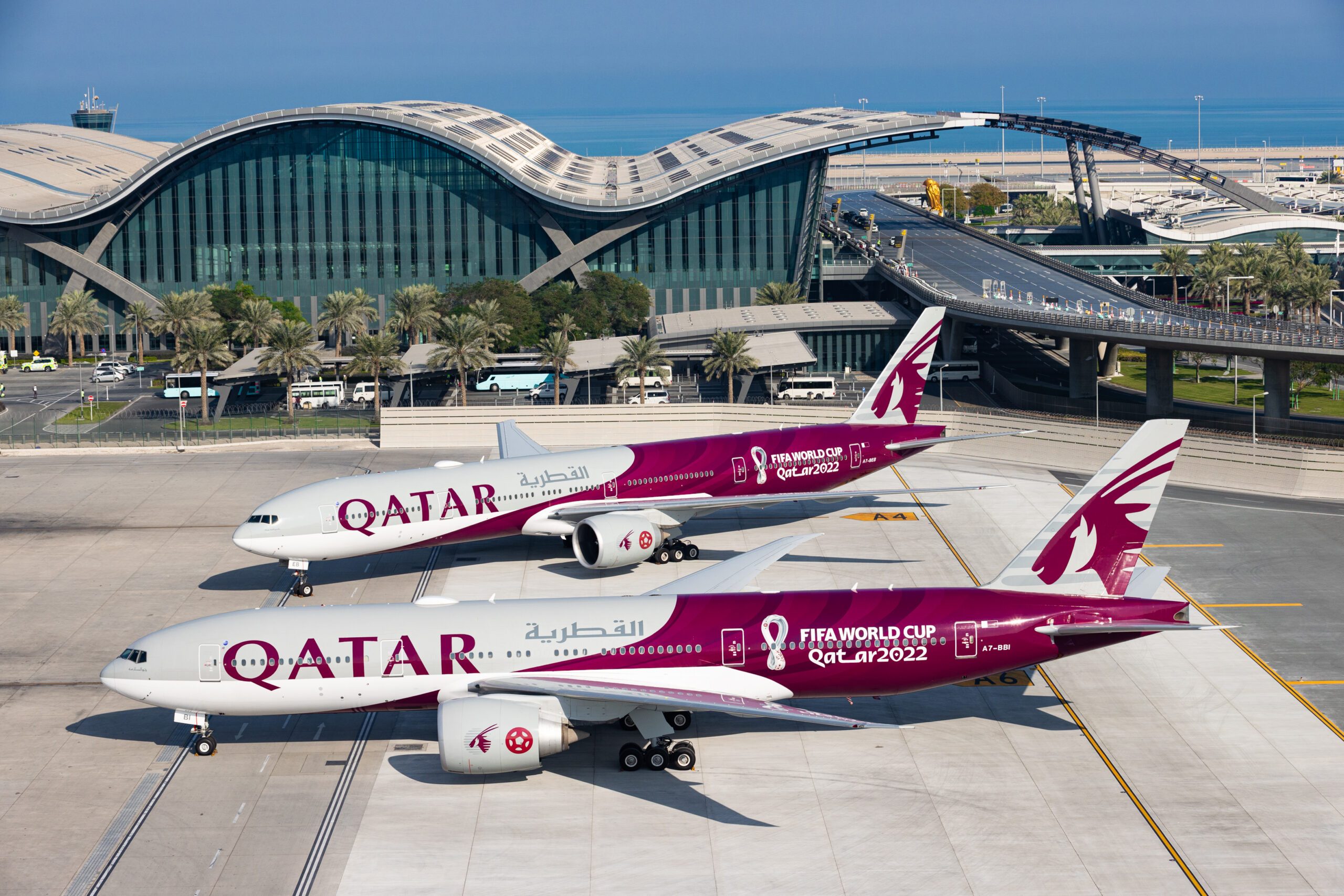 Qatar Airways planes