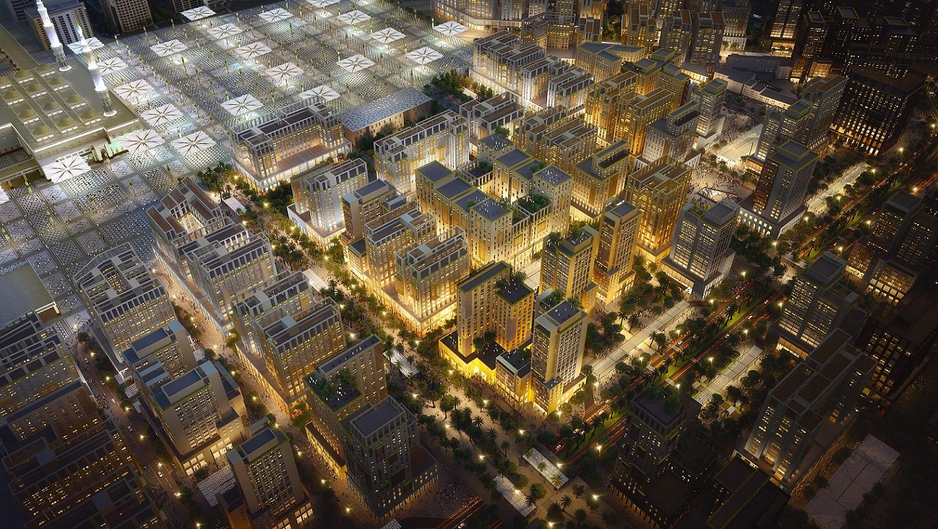 buildings, light, medinah